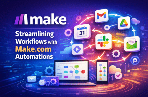 Make.com workflow automation to streamline productivity and business processes