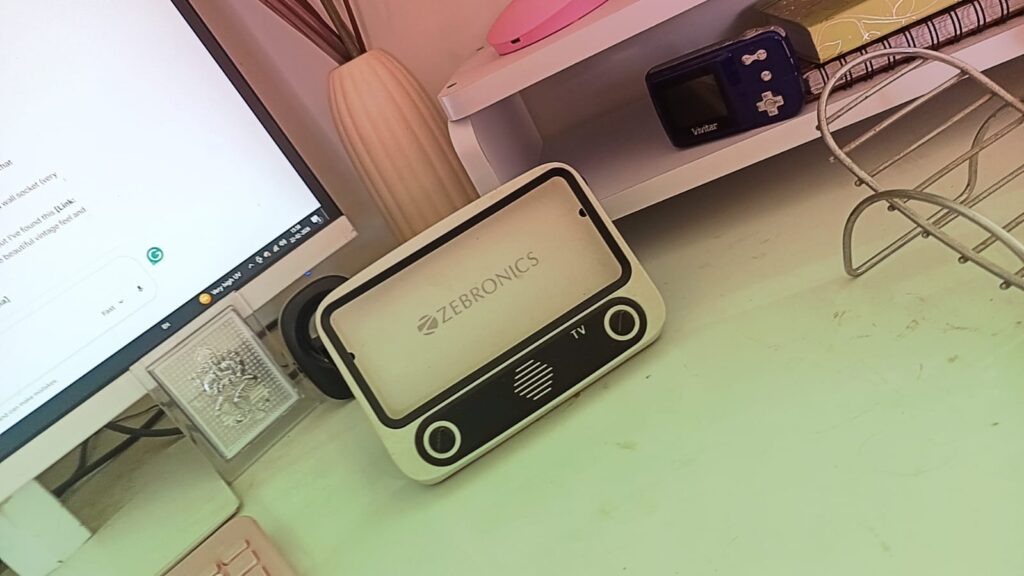 Aesthetic Desk Essentials: My Productive Freelance Setup zebronics speakers